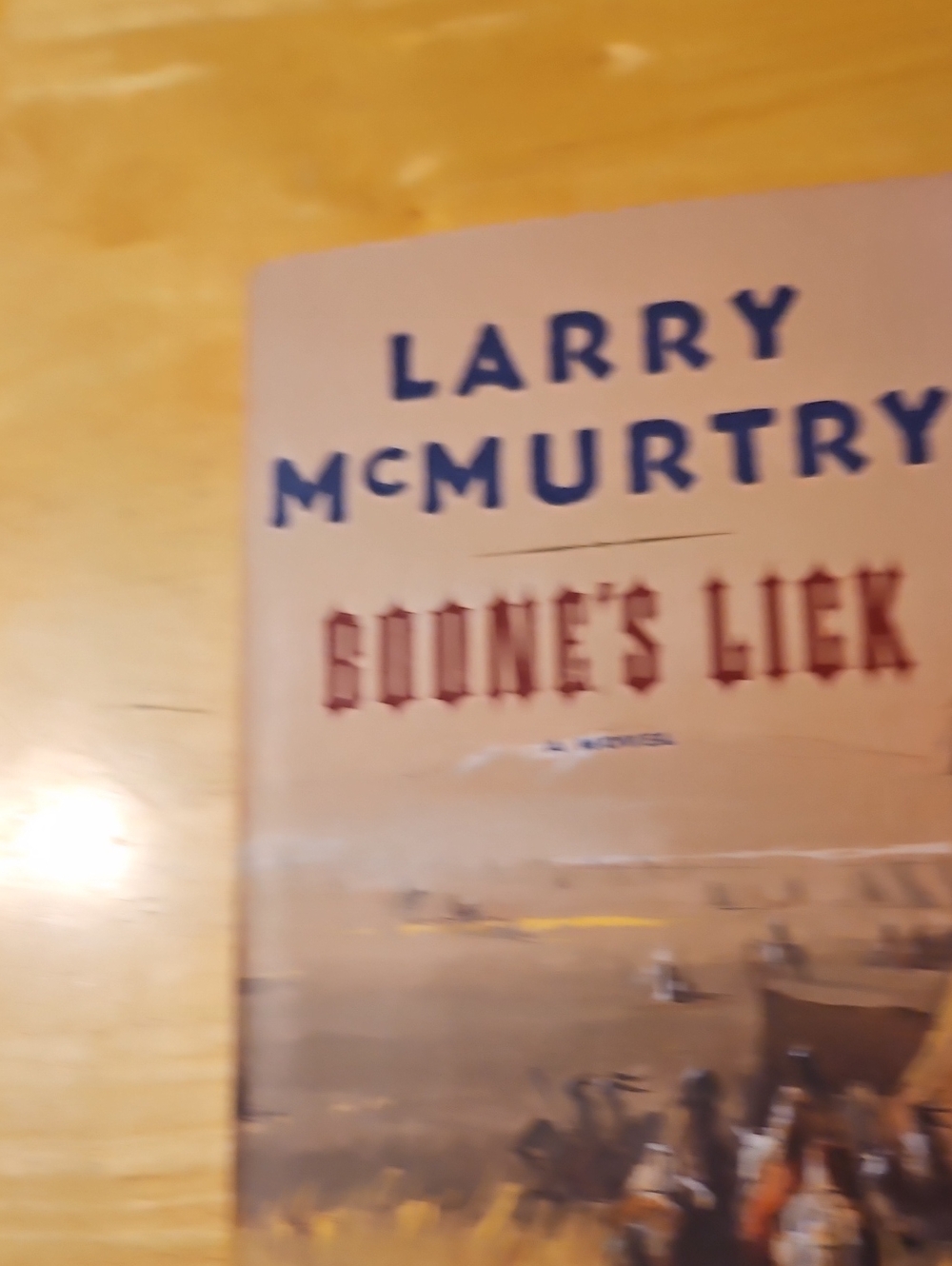 Simon & Schuster Boone's Lick Larry McMurtry Hardcover Book